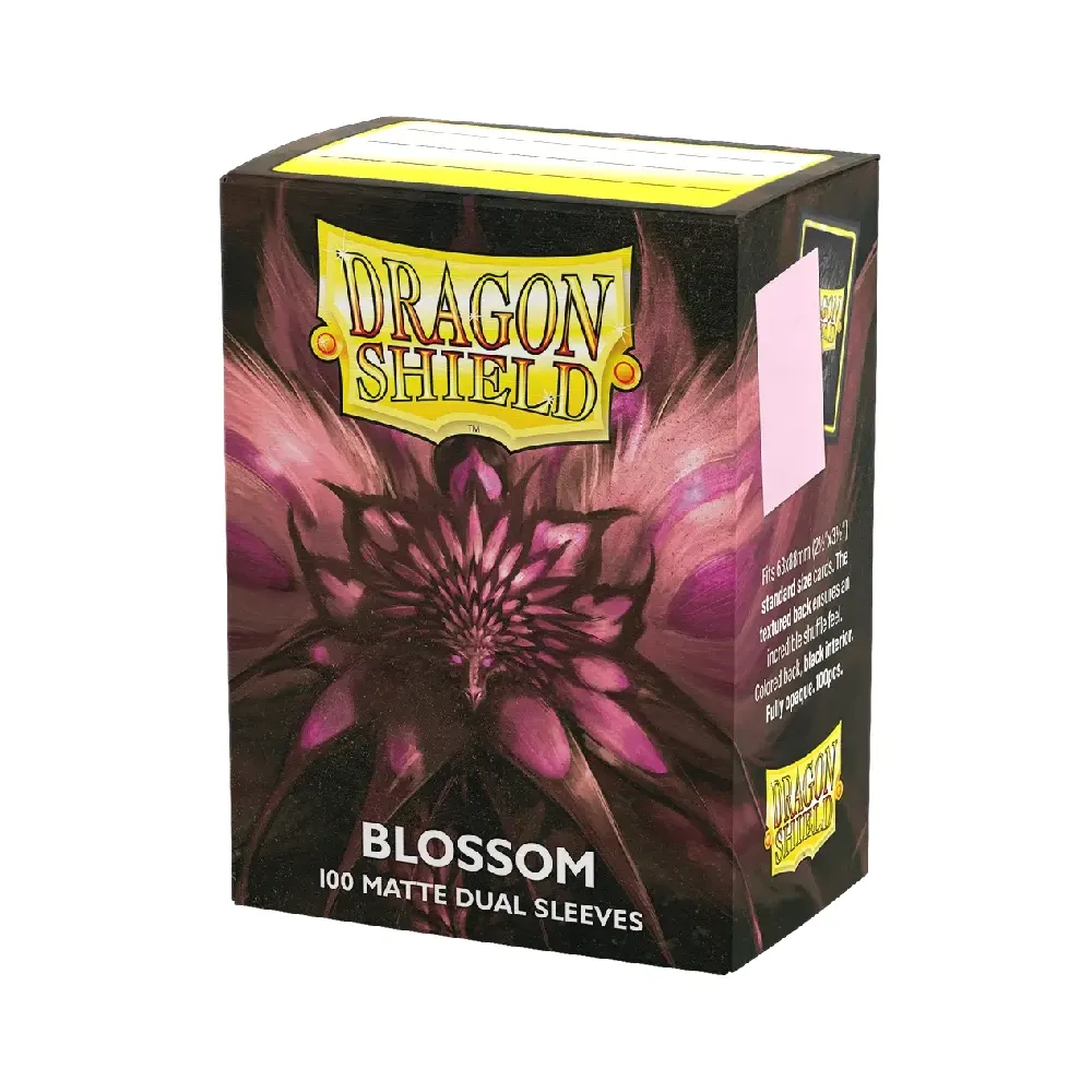 Levně Dragon Shield Matte Dual obaly – Blossom (matné, růžové, 100 ks)