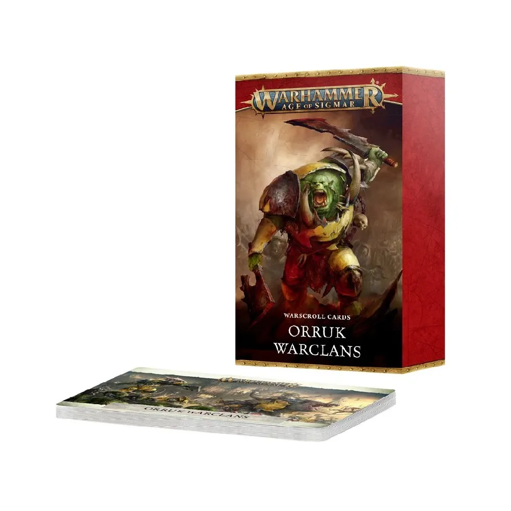 Warhammer AoS – Warscroll Cards: Orruk Warclans (4. edice)