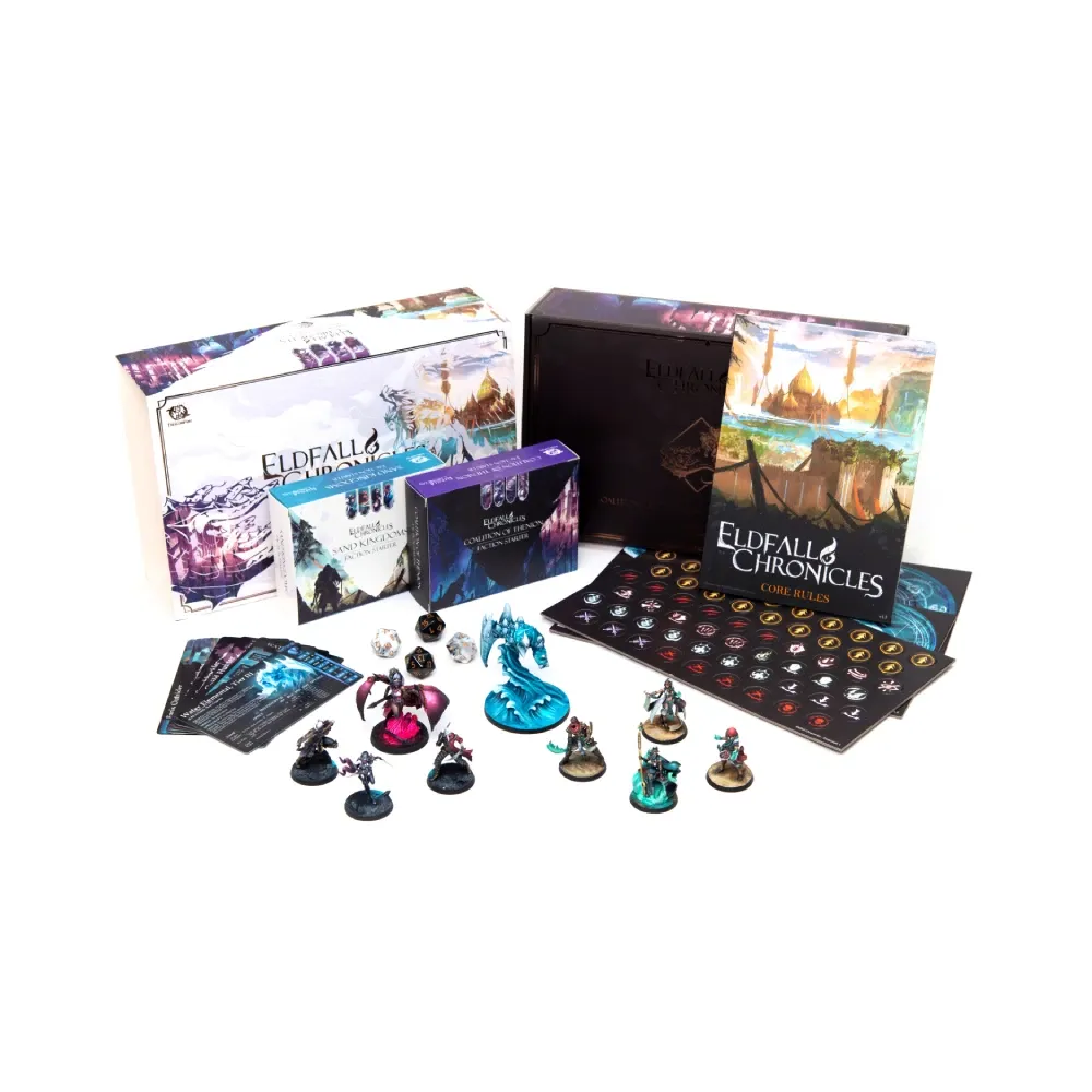 Eldfall Chronicles – Two-Player Starter Set: Coalition of Thenion vs. Sand Kingdoms