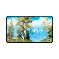 Ultra PRO Bob Ross Lakeside Path Stitched Playmat