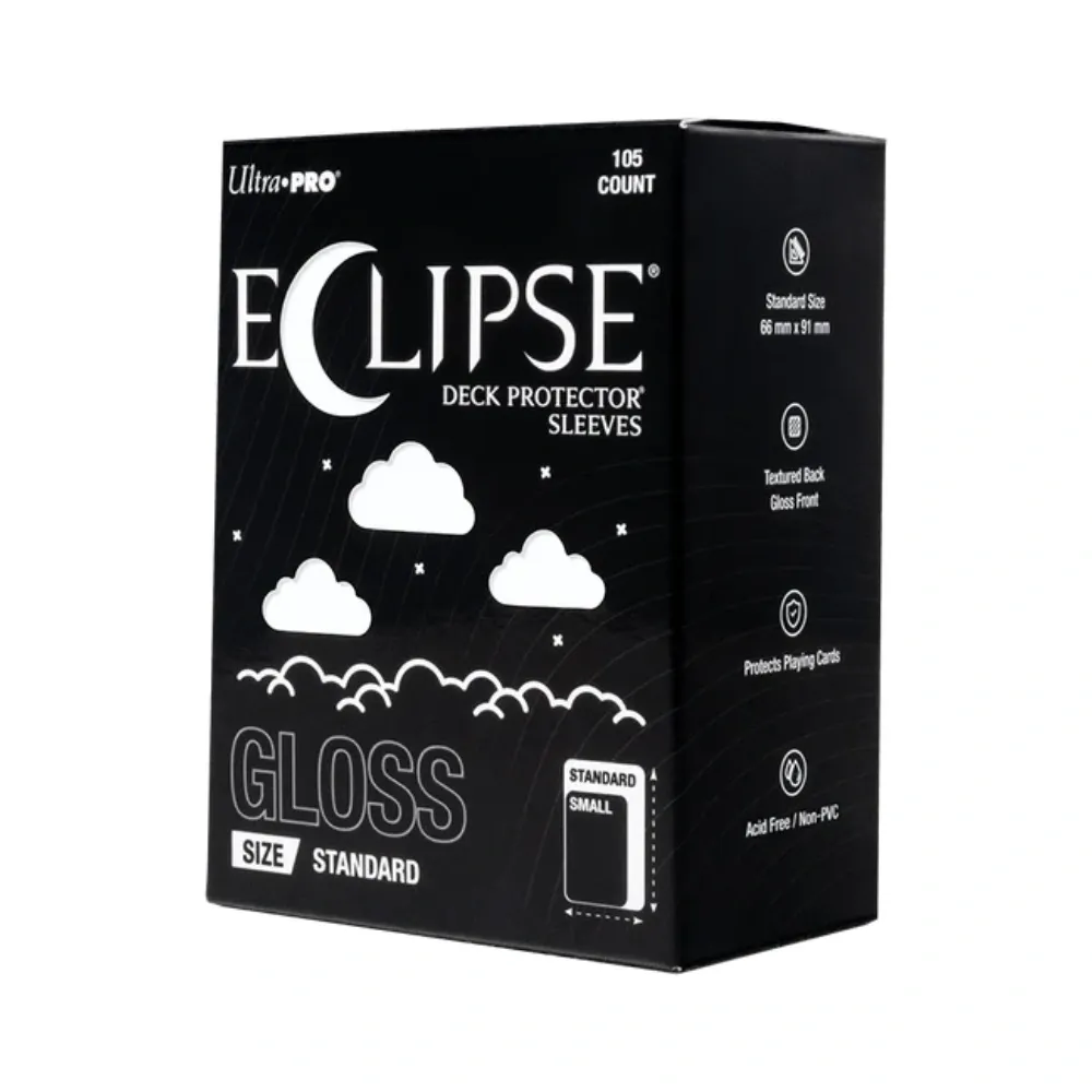 Ultra PRO Eclipse Gloss obaly – Arctic White (bílé, 105 ks)