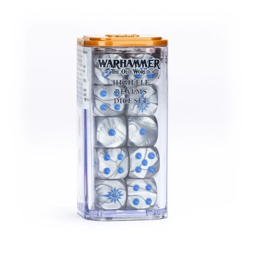 Warhammer: The Old World - High Elf Realms Dice Set 