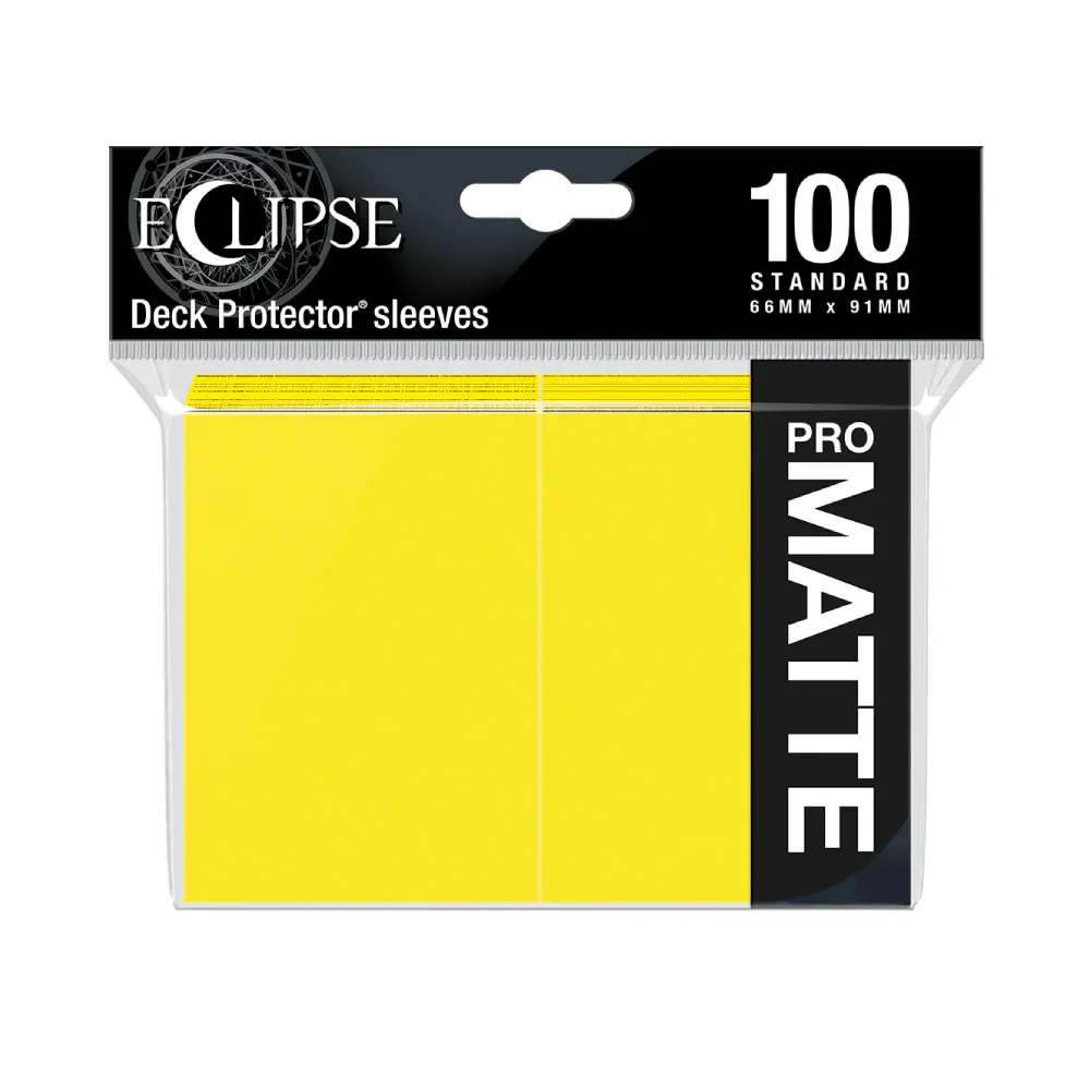 Levně Ultra PRO Eclipse obaly – Lemon Yellow (matné, žluté, 100 ks)