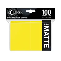 100 Ultra PRO Pro-Matte Eclipse Sleeves (Lemon Yellow)