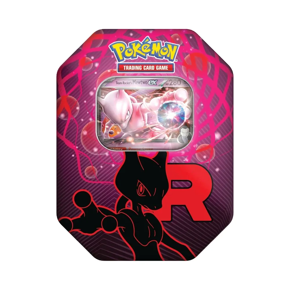 Team Rocket Tins: Team Rocket's Mewtwo ex Tin 