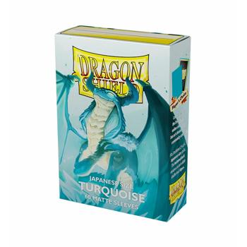 Dragon Shield malé obaly – Matte Turquoise (matné, tyrkysové, 60 ks)