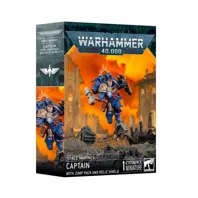 Warhammer 40k – Space Marines: Captain with Jump Pack and Relic Shield