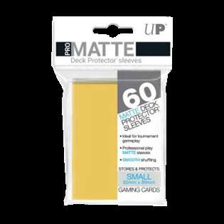 Levně Ultra PRO malé obaly – Matte Yellow (matné, žluté, 60 ks)