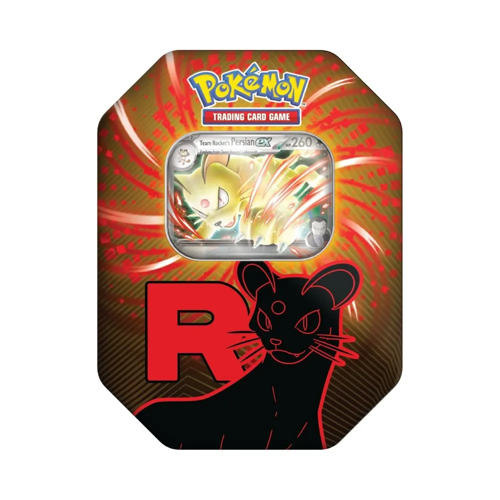 Team Rocket Tins: Team Rocket's Persian ex Tin 