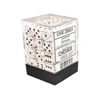 Chessex sada 6-stěnných kostek 12mm – Speckled Birthday (36 ks)