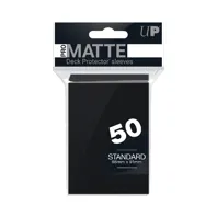 50 Ultra Pro Pro-Matte Deck Protector Obaly (Černá)