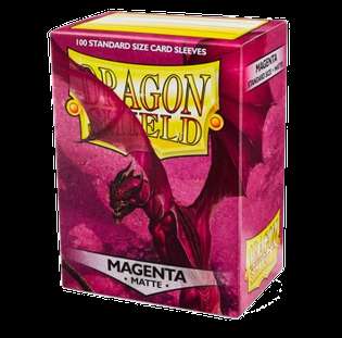 Levně Dragon Shield Matte obaly – Magenta (matné, fialové, 100 ks)