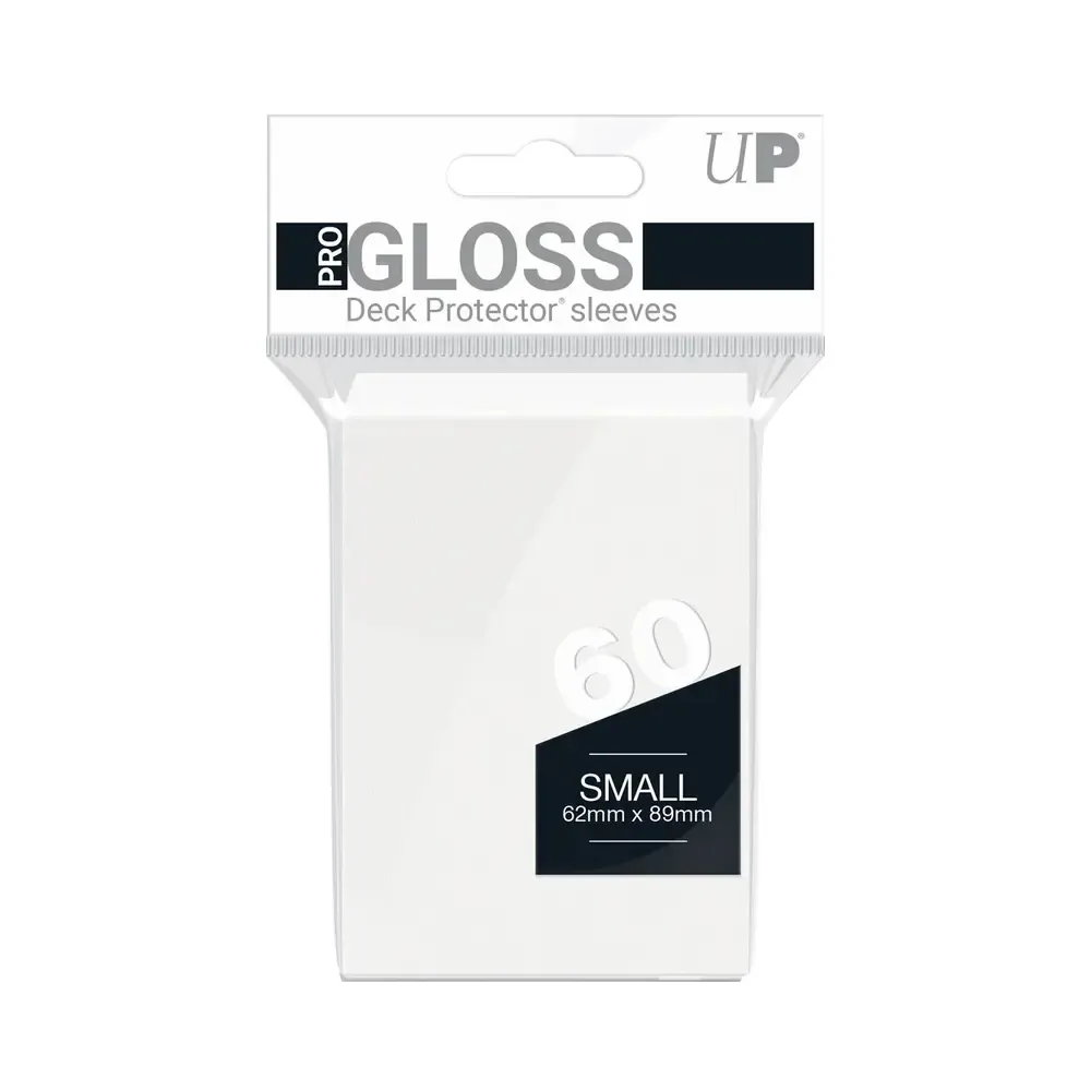 Ultra PRO Pro-Gloss Small obaly – White (bílé, 60 ks)