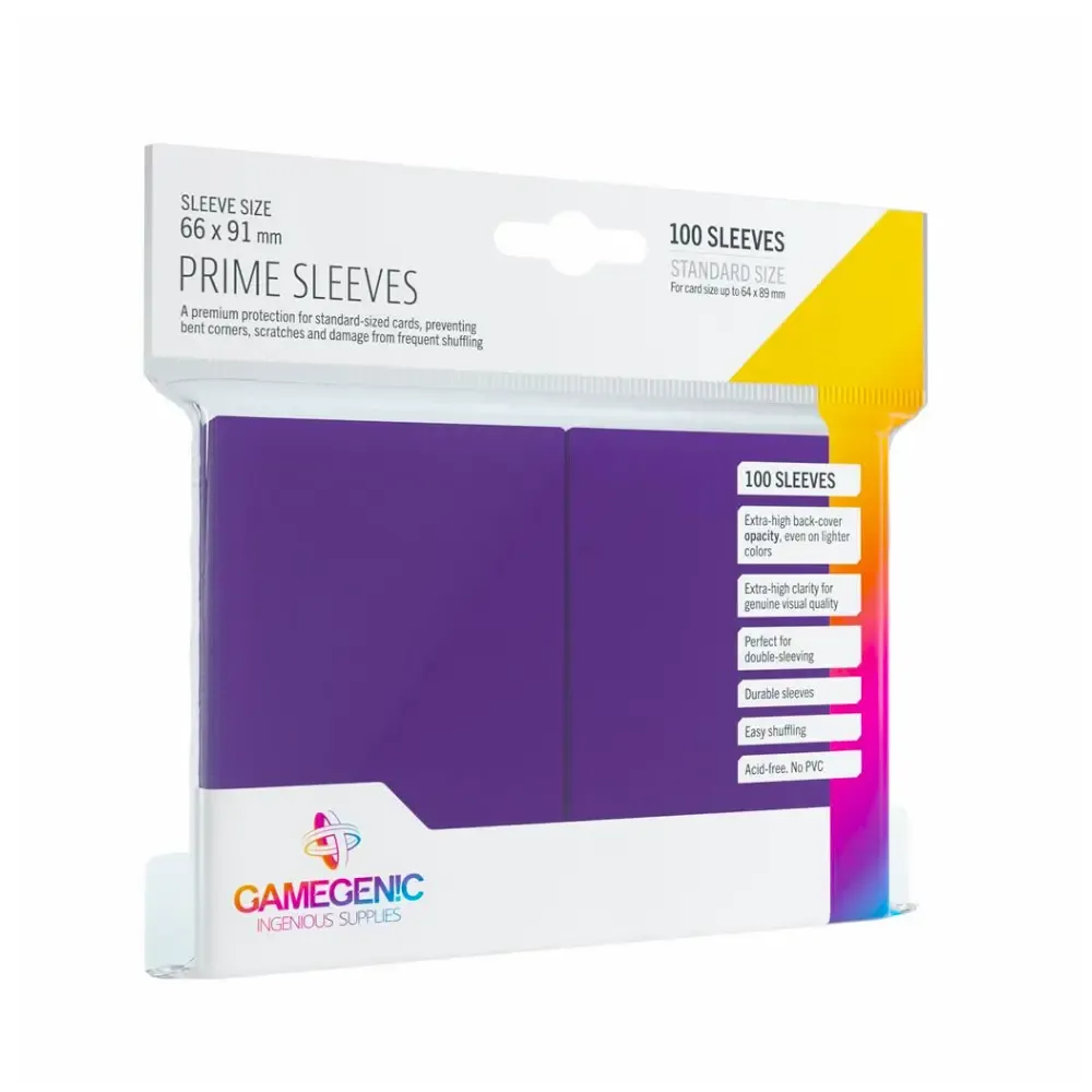 Levně Gamegenic Prime obaly – Purple (fialové, 100 ks)