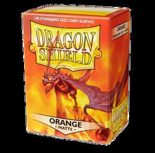 Levně Dragon Shield Matte obaly – Orange (matné, oranžové, 100 ks)
