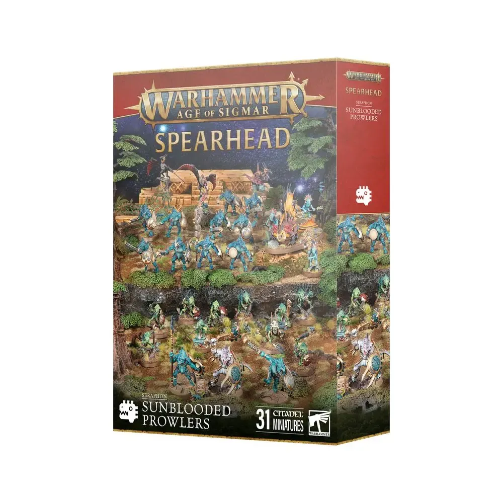 Warhammer AoS – Spearhead: Seraphon – Sunblooded Prowlers