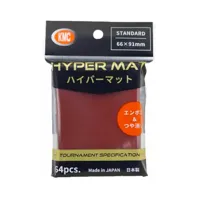 64 KMC Hyper MAT Sleeves (Red)