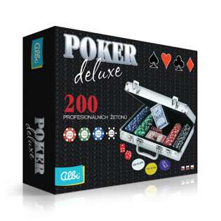 Poker set Deluxe (200 žetonů)