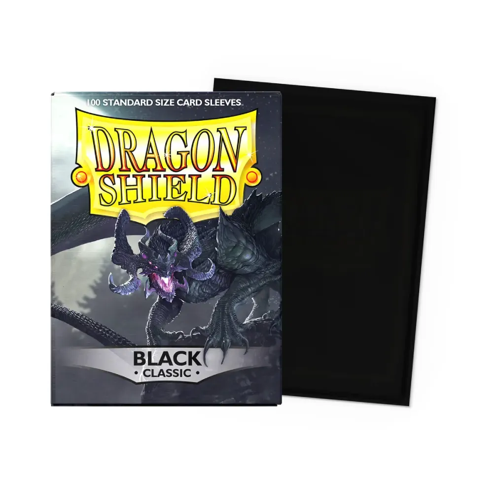Levně Dragon Shield Classic obaly – Black (černé, 100 ks)