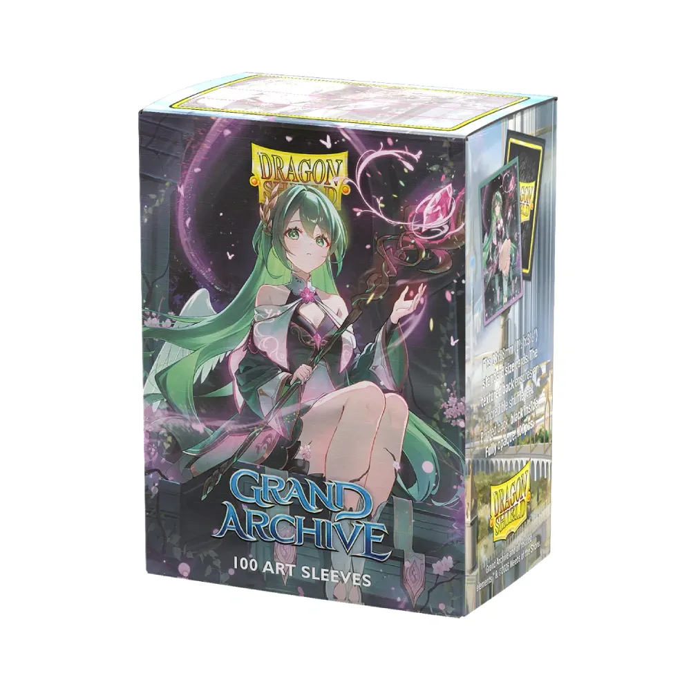 Dragon Shield Grand Archive Dual Matte obaly s motivem – Ariel, Archangel of Natura (matné, 100 ks)